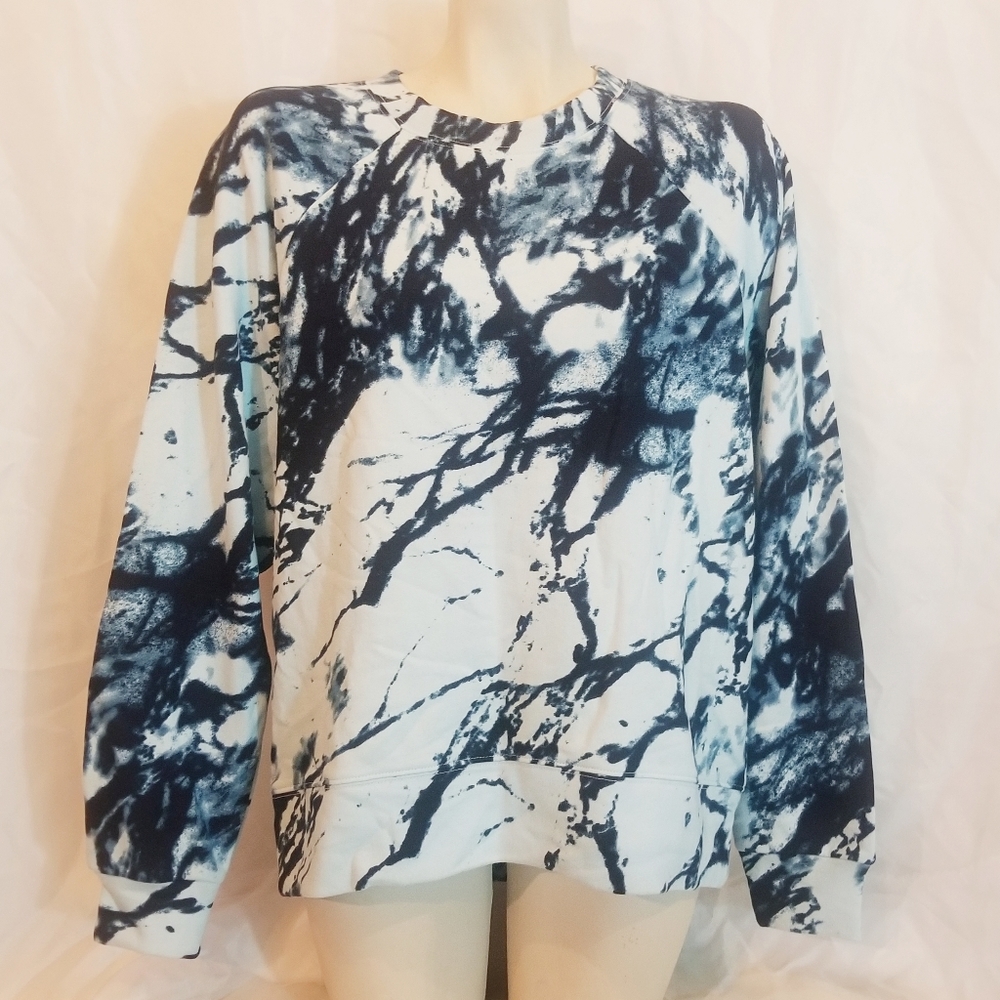 Zella Blue Glow All Day Sweatshirt NWT Sz M
